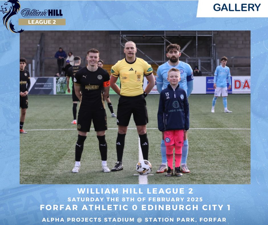 2025 02 08 Forfar Athletic 0 Edinburgh City 1