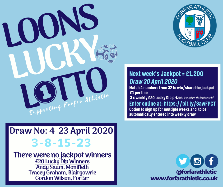 Loons Lucky Lotto Week 1 graphic