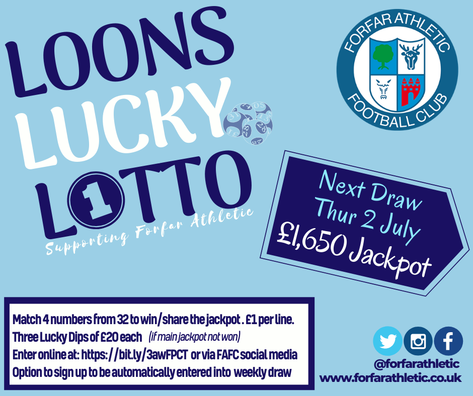 Loons Lucky Lotto Week 1 graphic