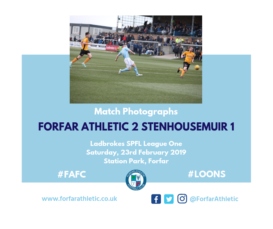 2019 02 23 Forfar Athletic 2 Stenhousemuir 1