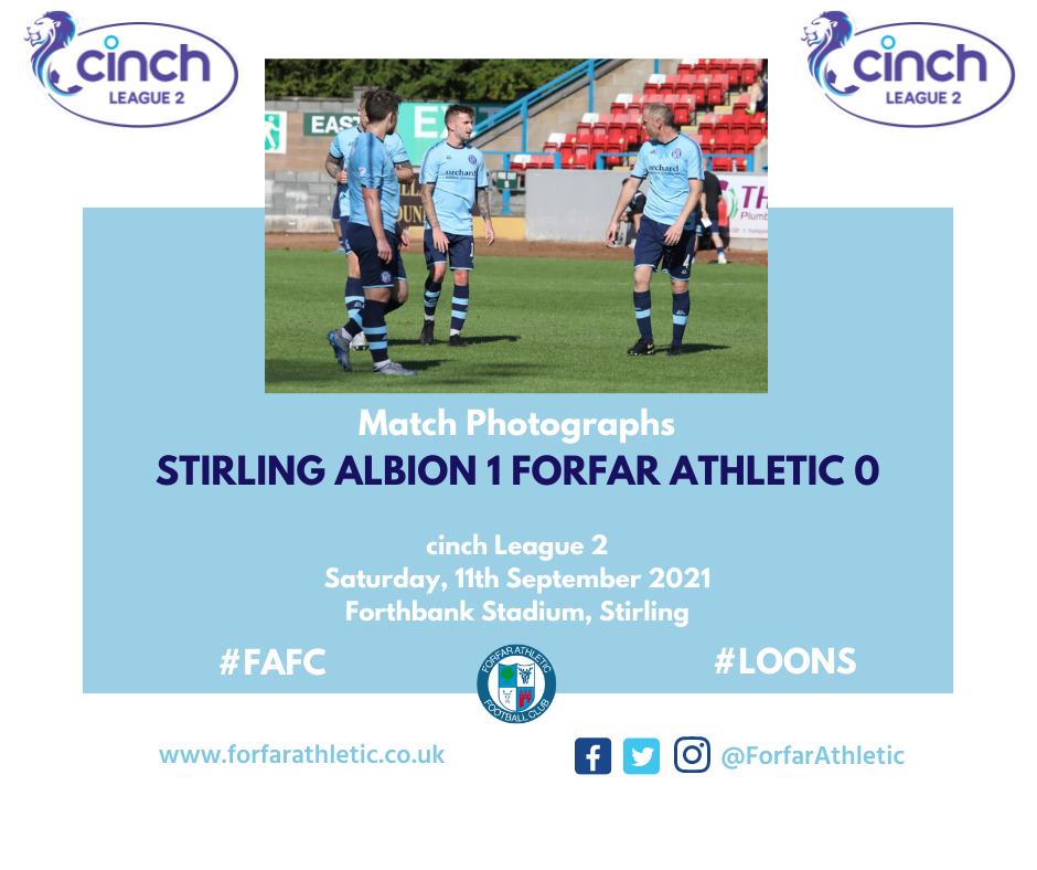 2021 09 11 Stirling Albion 1 Forfar Athletic 0